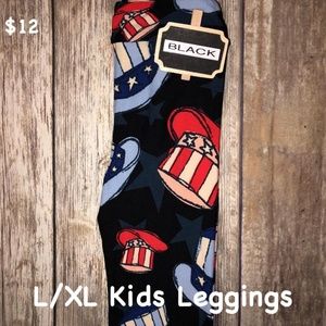 LuLaRoe Kids L/XL Leggings New with Tags